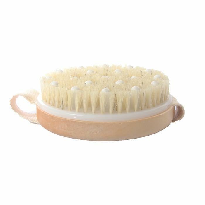Round Exfoliating Body Brush Shower Bristles Spa Scrub Bath Massage Scrubber