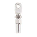 2x Wire Rope Fitting 316 SS. DIY Fitting Rigging Eye Rigging for 3mm Rope