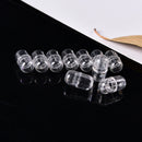 10pcs Empty Gelatin 14*24mm Capsules Transparent Clear Color Gel Caps Vogue M&O