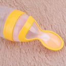 90ml Silicone Extrusion Type Feeding Spoon Rice Paste Feeding Bottle