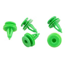 8pcs Universal Car Door Trim Panel Rivets Plastic Push Fastener Clips Green