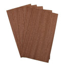 5 Pieces Wooden Guitar Head Veneer Headstock Headplate Sapele Wood