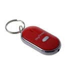 2pcs Whistle Lost Key Finder Flashing Beeping Locator Remote Keychain LED R R5G1