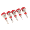 5Pcs 2mm Banana Plugs Female Jack Socket Plug Wire Connector Red
