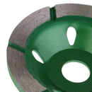 Green 80mm Diamond Grinding Cup Wheel Stone Bricks Concrete Sanding Disc