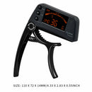 2 in 1 Acoustic Guitar Tuner Capo Bass Quick Change Tuning Clamp Tuner