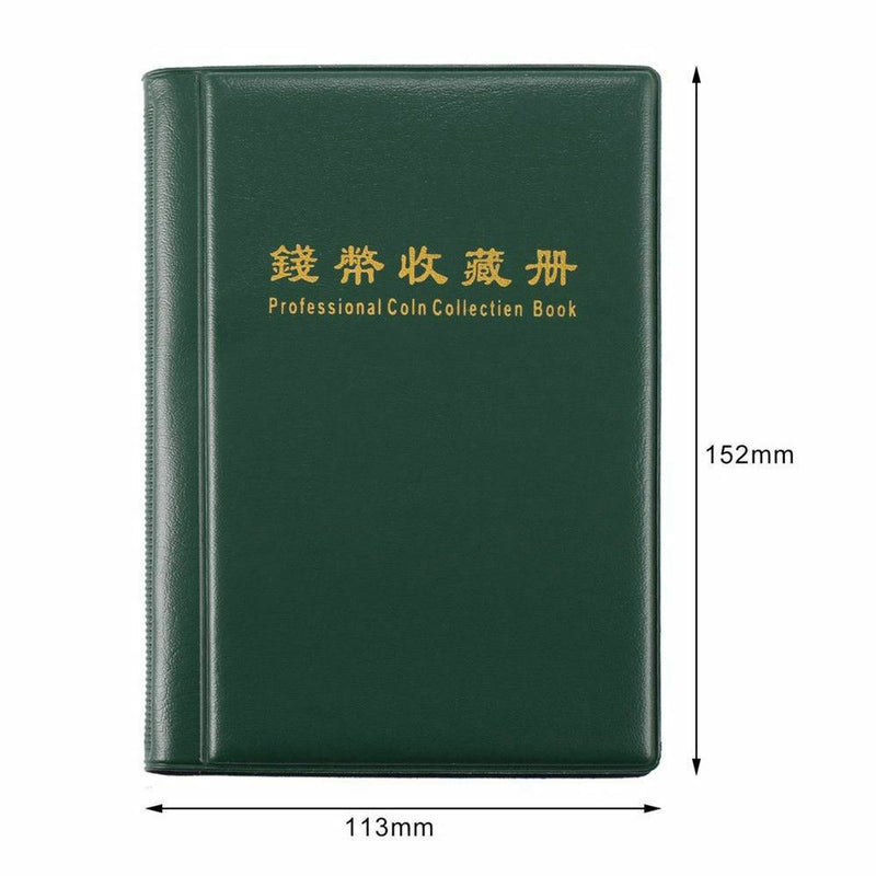 1 x Portable 120 Collection Book Holder Money Penny Pocket Album New Hot