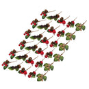 30Pack Fine Shabby Chic Artificial Dried Flowers For Wedding Card Decoration