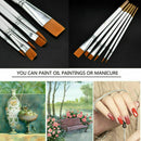 6PCS/Set Art Painting Brushes Set Acrylic Oil Watercolor Artist Paint Brushes