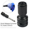 1/2'' Square to 1/4'' Adapter 1/2"Drive to1/4"Hex Shank Socket Converter 50mm TR
