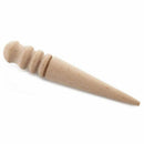 Multi-Size Wood Slicker (10 PCS) Leather Leathercraft Solid Wood Round Burn F7N9