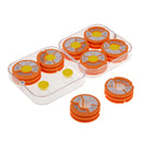 8pcs Double-Shaft Fishing Main Line Bobbin Spools Carp Fishing Rigs Spools