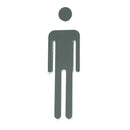 Men&Woman WC Door Signs Decals Toilet Signs Restroom Washroom Signage Plaque %x