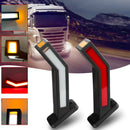 2Pcs LED Neon Stalk Side Marker Lights Position Lamp End Outline Lighting