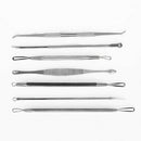 7Pcs Premium Blackhead Acne Comedone Pimple Blemish Extractor Remover Tool