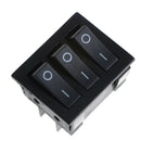 KCD3 34*40 Big Rocker Switches Black Three-Way Switch 9 Pin 2 Position  %a
