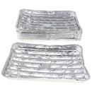 20 Set Disposable Aluminum Foil Rectangular Cake Plate Barbecue Grilling Tray