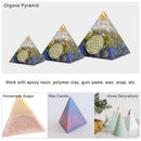 4 Pack Pyramid Silicone Molds Casting Molds, Cone Epoxy Molds, Silicone Mol K1S7