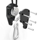 2 Pairs 1/4 Inch 8-Feet Long Adjustable Heavy Duty Clip, Reinforced Metal I I7M1