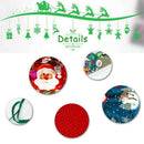 Christmas Tree Skirt Colorful Non-Woven Fabric Christmas Tree Ornaments Tre Y1B4