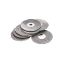 10Pcs 22mm Emery Diamonds Cutting blades Drill Bit+2Mandrel For Set M&O