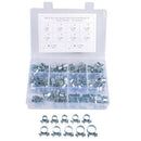 84Pcs 10 Size 7-18Mm(2.7-7Inch)Fuel Injection Style Hose Clamp Kit For Hose