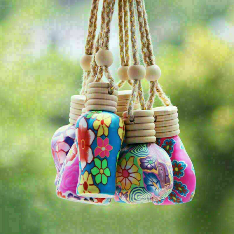 1Pc 12ml Empty Hanging Perfume Essential Oil Bottle Car On Roller-2017 N4A9 X8Z3