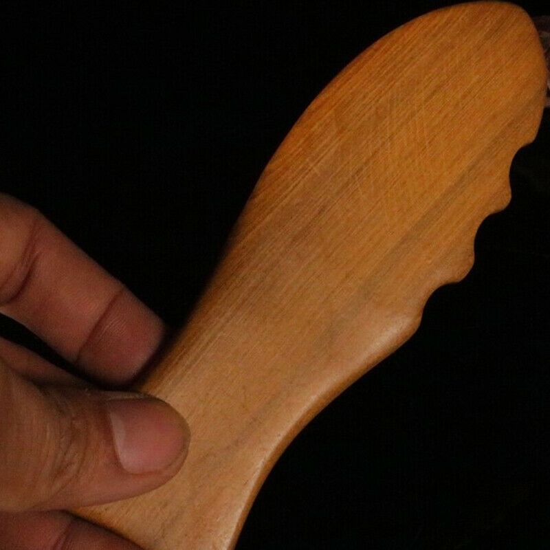 1PC Fragrant Wood Scraping Board Fish-shaped Wooden Scraper Massager Body CSEAU