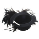 women Mini Top Hat Costume Vallettas / Pulling - Black M6G1