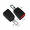 2Pcs Car Safety Seat Belt Buckle Extension Extender Clip Stopper Black Uni WBZ
