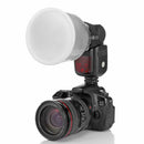 3pcs Lambency Flash Diffuser White Orange Cloud Covers Set for Speedlite