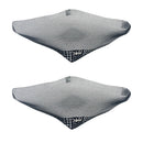 2 Pcs Barbecue Grill BBQ Grates Replacement Meshes Oven Microwave Safe 26cm