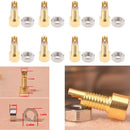 8x Pure Copper Plated Headphone Connector MMCX Screws Earphone Accessories