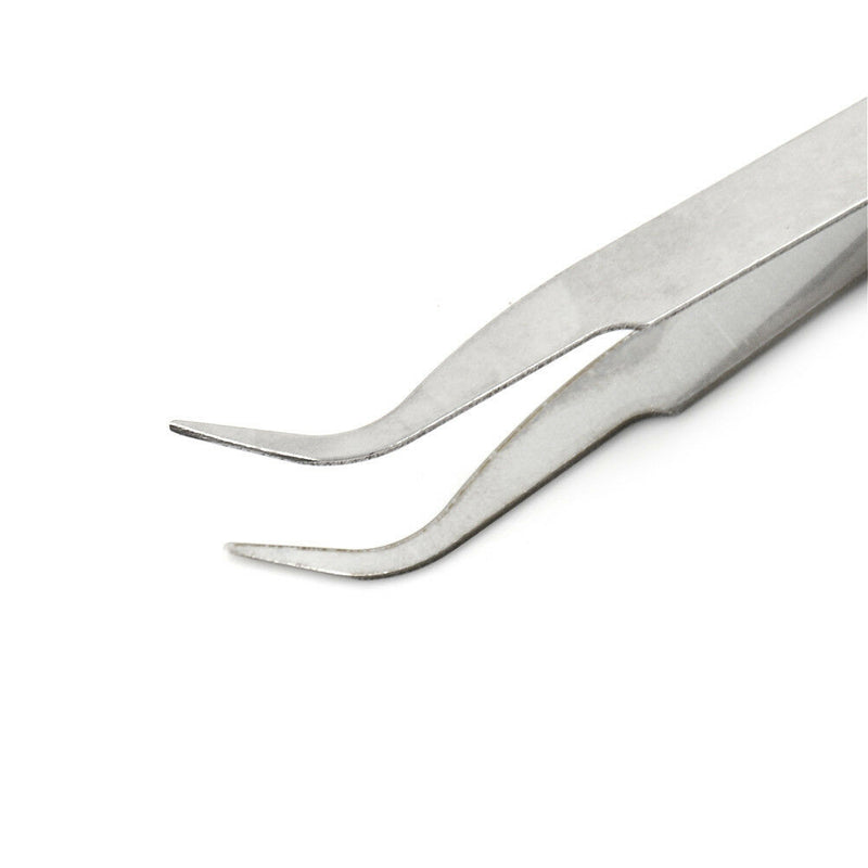 2pcs Stainless Steel Tweezers Tool DIY Precision Electric tweezers Repair T T Nw