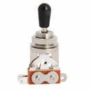 Electric Guitar Toggle Switch 3 Way In Black (Rhythm Treble) Pickup Selecto
