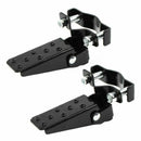 New 1-pair black steel motorcycle bike Accessories Frame Foot-pedal folding