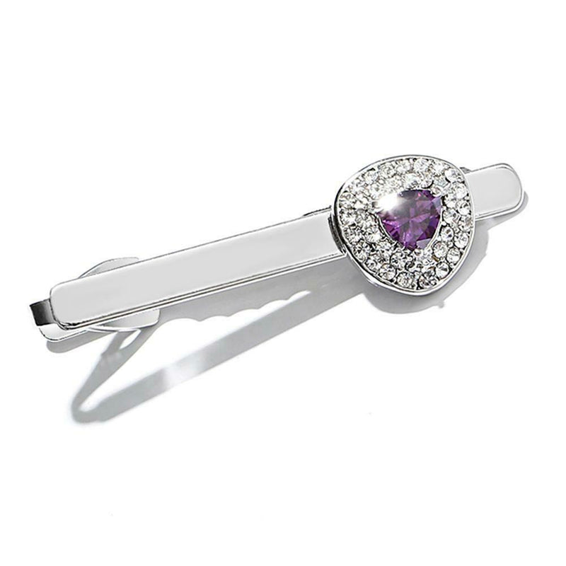 3pcs Men Business Shirt Tie Clip Set Wedding Party Grooms Ties Jewelry Gift A
