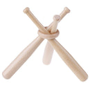 1Set Baseball Golf Tennis Ball Display Stand Souvenir Ball Wood Holder SupportOZ