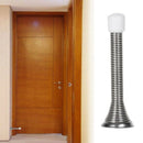1x 85mm Rubber Cap Metal Door Stops Spring Stopper Wall Mounted Skirting Board
