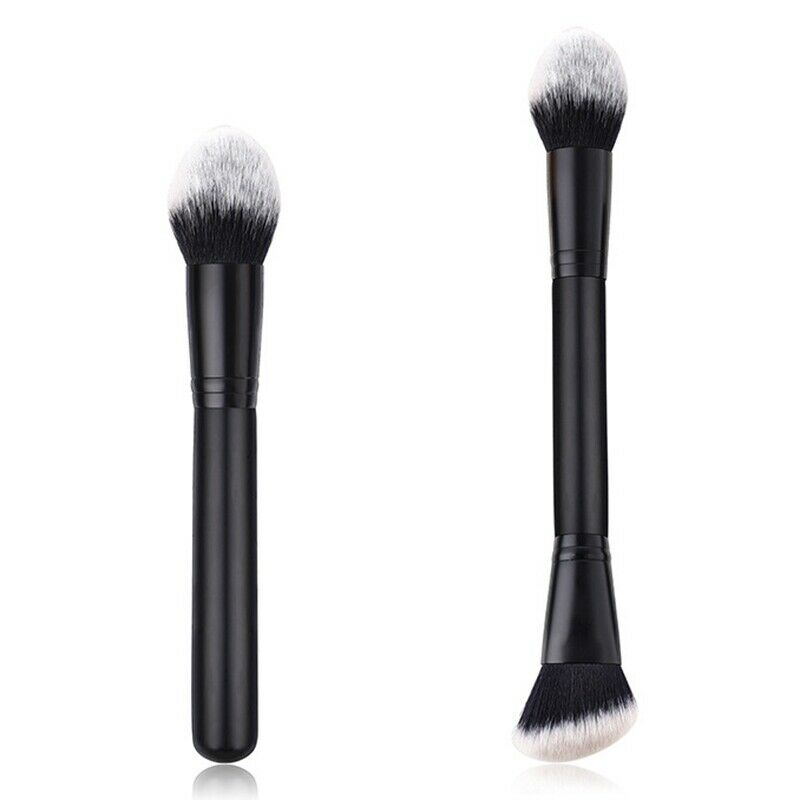 Black Brush 1Pcs Face Loose Powder Blush Makeup Brushes Wood Handle Blendin Y1J5
