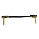 Guitar Patch Cables Right Angle, 15 cm 1/4 Instrument Cables for Effect Ped
