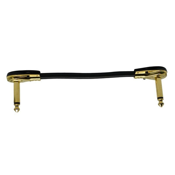 Guitar Patch Cables Right Angle, 15 cm 1/4 Instrument Cables for Effect Ped