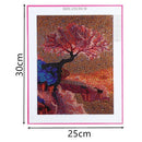 Full Drills 5D Diy Diamond Painting Kit, Cloud Tree Shaped Drill Embroidery