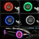Solar Powered Car Motorcycle Wheel Tire Tyre Valve Cap Light Lamp Flash New