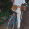 Round Women Summer Rattan Bag Handmade Woven Beach Cross Body Bag Circle Bo M6G8