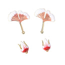 2 Pairs Earring Charms Enamel Alloy Pendants Jewelry Findings Fashion Crafts