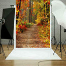 5x7FT Autumn Fall Forest Photography Vinyl Background Studio Photo Backdro FQC
