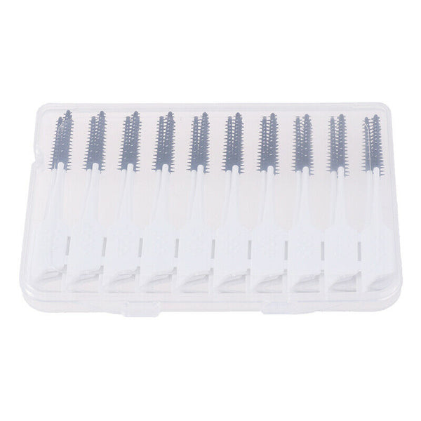 30 Pcs Dental Interdental Brush Floss Sticks Tooth Floss Head Toothpick Clea Gn