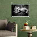 5D DIY Diamond Painting Lying Cat Full Round Drill Embroidery Home Decor