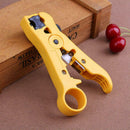 Multifunction Coaxial Cable Stripper Clamp Crimping Pliers for RG69/6/11/7